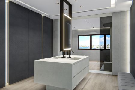 Project Naples Contemporary Bathroom Spa 