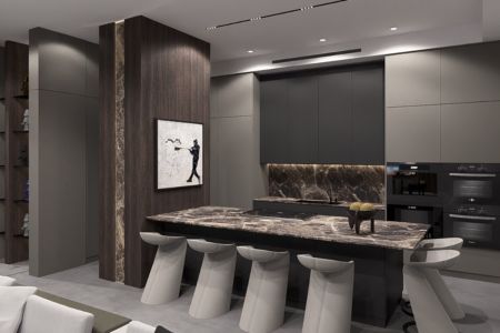 Project Ritz Carlton Residences Kitchen + Bar Design